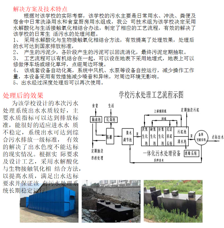 學(xué)校污水處理工程(圖3)